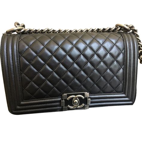 chanel sac boy noir|chanel bags for boys.